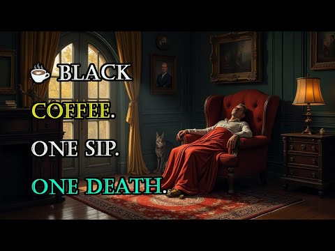 Agatha Christie's Draft | Black Coffee | Audiobook Hercule Poirot   ☕️☠️🕵️‍♂️