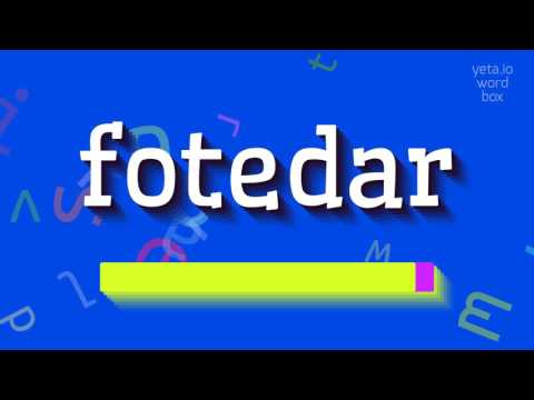 How to say "fotedar"! (High Quality Voices)