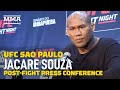 UFC Sao Paulo: Jacare Souza Post-Fight Press Conference - MMA Fighting