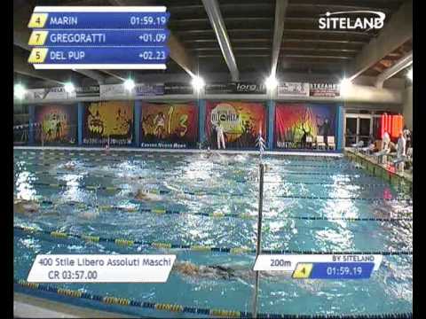 Serie 2 dei 400 Stile Libero  Assoluti Maschi Agonisti - Meeting di Halloween 2013 9 Trofeo citta'