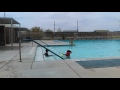 Swimming at the Trona pool