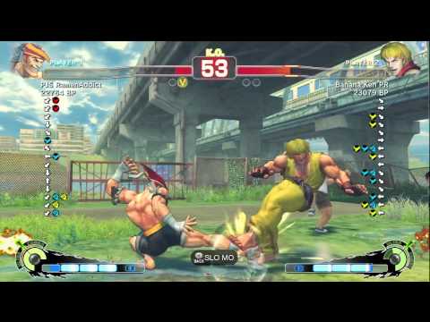 Banana Ken [Ken] vs PJS RamenAddict [Adon] SSF4 Ranked Matches - Xbox Live - TRUE-HD
