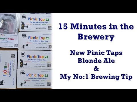 New Beer Taps | Blonde Ale Recipe + My No:1 Brewing Tip | 15 Minutes in the Brewery | Homebrewing