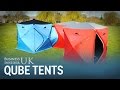 These tents all link together and can be pitched in 2 minutes