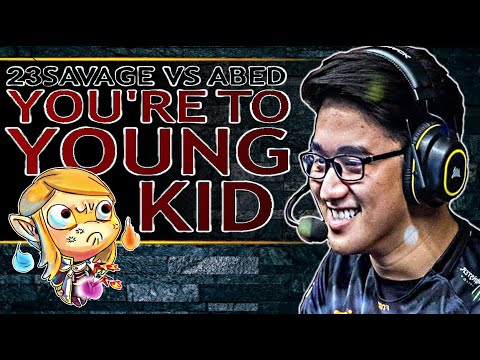 ABED EMBER VS 23SAVAGE INVOKER - STEAL MY HERO NO PROBLEM EASY COUNTER KID!! DOTA 2 7.26c GAMEPLAY.
