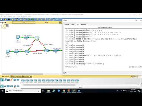 8.2.2.7 Packet Tracer - Configuring OSPFv2 in a Single Area