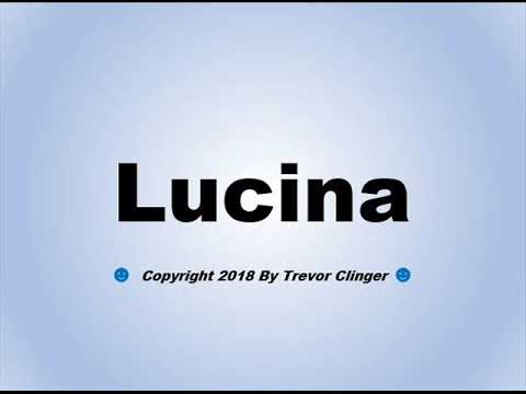 How To Pronounce Lucina (Super Smash Bros. Ultimate Character Series)