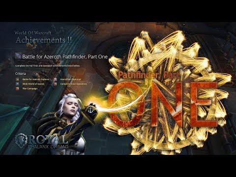 Kul Tiras and Zandalari Pathfinder, Part One Achievement