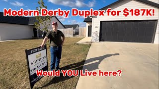 Would You Live in This Modern $187K Duplex | New 2022 Home in Derby KS