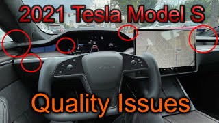 2021 Tesla Model S Long Range (Refreshed) Quality Issues. Acceptable for a $100k car?