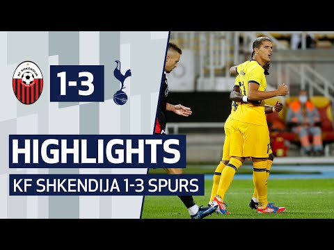 HIGHLIGHTS | KF SHKËNDIJA 1-3 SPURS | Uefa Europa League Third Qualifying Round | Lamela, Son, Kane