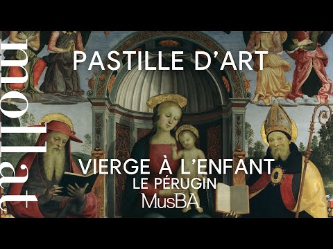Pastille d'Art - Le Pérugin - Vierge à l’Enfant - MusBA