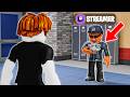 Trolling STREAMERS As A HACKER In Roblox Fight In A School