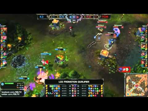 Karont3 e Sports Club vs TCM Gaming   2014 EU LCS Spring Promotion Season 4   K3 vs TCM