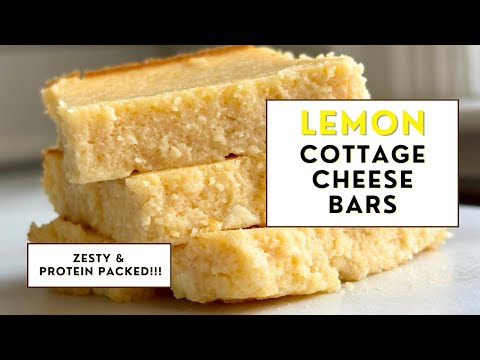 Healthy Lemon Bars That Taste Like Cheesecake!