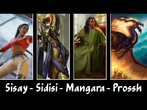 Sisay vs Sidisi vs Mangara vs Prossh (EDH Gameplay)