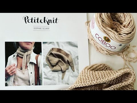 Decreasing✨ Sophie Scarf by Petite Knit (icord edging)- Finishing