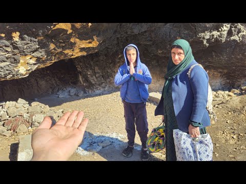 Homeless Mother and Child Rescued by Cave in Harsh Winter