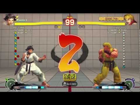 Meu (Makoto) vs. Iorikyo (Ken), TORY (Ken) - SSFIV AE Ranked Matches