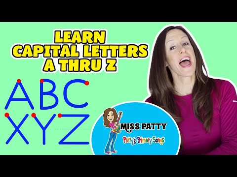 Learn Alphabet Song Trace the Letters in the Alphabet | Capital Letters Patty Shukla Phonics Signs