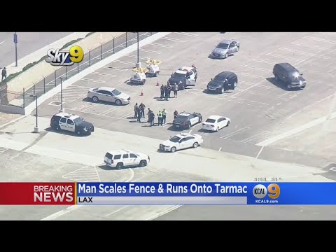 Man Arrested After Jumping Fence At LAX, Reportedly Doing Push-Ups On Tarmac
