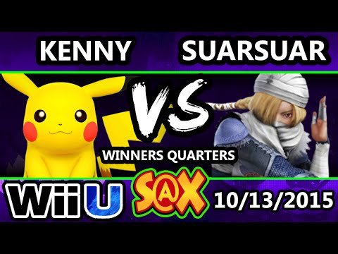 S@X 119 - SuarSuar (Sheik) Vs. Kenny (Pikachu) sSB4 Winners Quarters - Smash Wii U - Smash 4