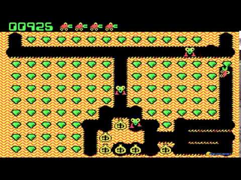 Digger gameplay (PC Game, 1983) - YouTube