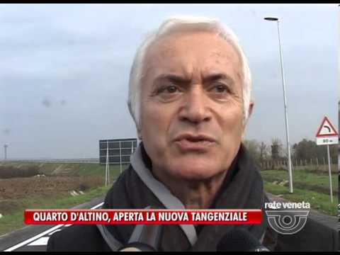 QUARTO D'ALTINO, APERTA LA NUOVA TANGENZIALE