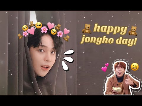 random jongho moments cuz it's his b-day🐻💖 #happyjonghoday