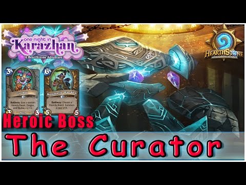 How to beat Heroic boss The Curator | Hearthstone One Night in Karazhan Solo Adventure Boss