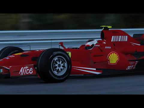 Kimi Raikkonen's Ferrari F2007 at Spa Francorchamps