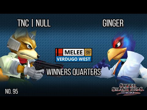 Melee @ Verdugo #95 - TNC | null (Fox) VS Ginger (Falco) - SSBM - Winners Quarters