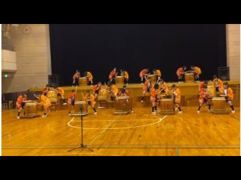5年1組和太鼓演舞「竜善万火」