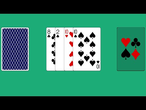 How to Play One Handed Solitaire - YouTube