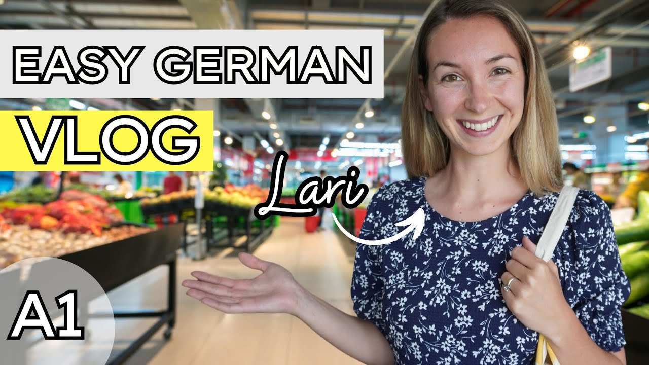 German Learning Vlog for Absolute Beginners | COMPREHENSIBLE INPUT