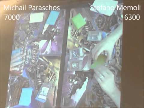 Yu-Gi-Oh! European WCQ 2012 FINAL - Michail Paraschos (Dragons) vs Stefano Memoli (Wind-Up) - Game 1