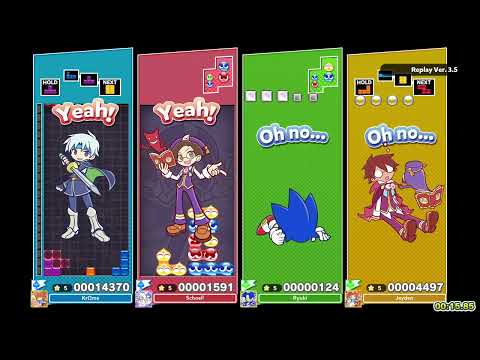 [Puyo Puyo Tetris 2] PuyoGB Doubles Tournament Grand Finals Ryuki Jayden  VS Krome Schoell