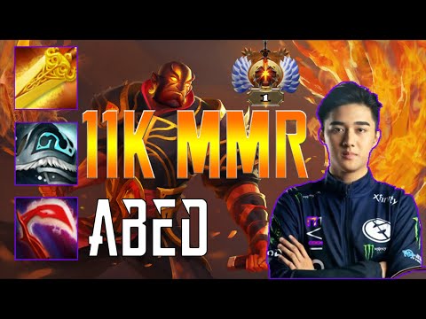 11K MMR ABED [EMBER SPIRIT] DESTROYING 10K MMR SOLO MID