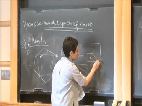 Maryam Mirzakhani on "Dynamics on the Moduli Spaces of Curves", I