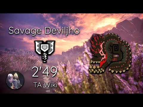 [MHW IB] 5★ Savage Deviljho Solo Charge Blade [2'49] - TA Rules