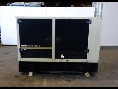 Used Kohler 47 kW standby diesel generator set Aaron Stock # 45827001