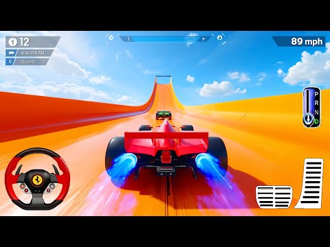 Ultimate Formula Car Racing Stunts 3D - Impossible Mega Ramp GT Car 3D - Android Gameplay