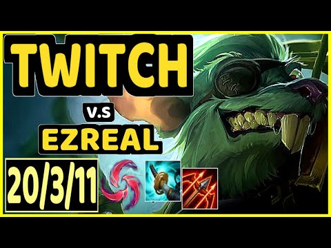 BRTT (TWITCH) vs EZREAL - 20/3/11 KDA BOTTOM ADC GAMEPLAY - BR Ranked GRANDMASTER