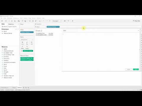 How To Use Tableau's Correlation and Covariance Functions - Tableau in Two Minutes