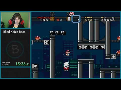 SMW Blind Kaizo Race Week 18 - Castle of Blargg by algae5