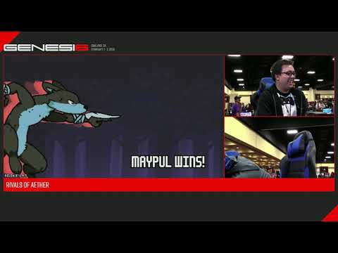 GENESIS 6 Rivals of Aether - Pool B2: TUX|TheBestAdamCarra (Maypul) vs d4NACE (Krag)