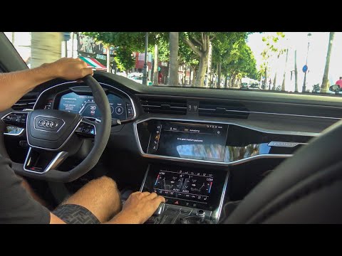 LOUD 850HP Audi C8 RS7 - STRAIGHT PIPED, Acceleration, Fly By & Revs - OnBoard