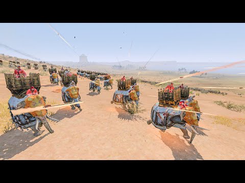 PERSIAN HORSE ARCHERS vs ELEPHANTS | Total War ROME II