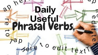 Daily Useful Phrasal Verbs English #palestine #english
