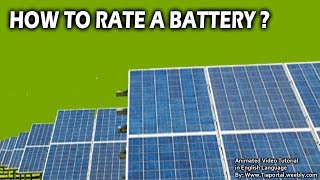 23- Explaining C Rating Of The Battery | Basics of Solar Energy